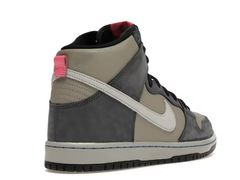 Nike SB Dunk High Grey Pink Men's