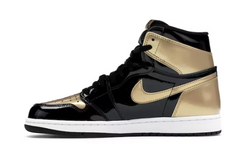 Nike Air Jordan 1 Retro High NRG Patent Gold Toe Men's