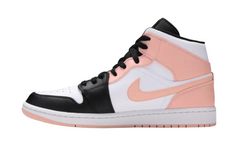 Jordan 1 Mid Arctic Orange Black Toe Men's