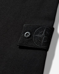 Men's Ghost Cotton Stretch Fleece Crewneck Sweatshirt Black