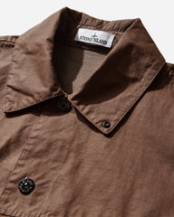 Men's Double-Coated Cotton Ripstop Coach Jacket Shadow Brown