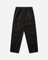 Men's Mercerised Organic Cotton Ripstop Cargo Pants Black