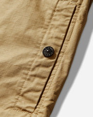 Men's Double-Coated Cotton Ripstop Overshirt Mustard