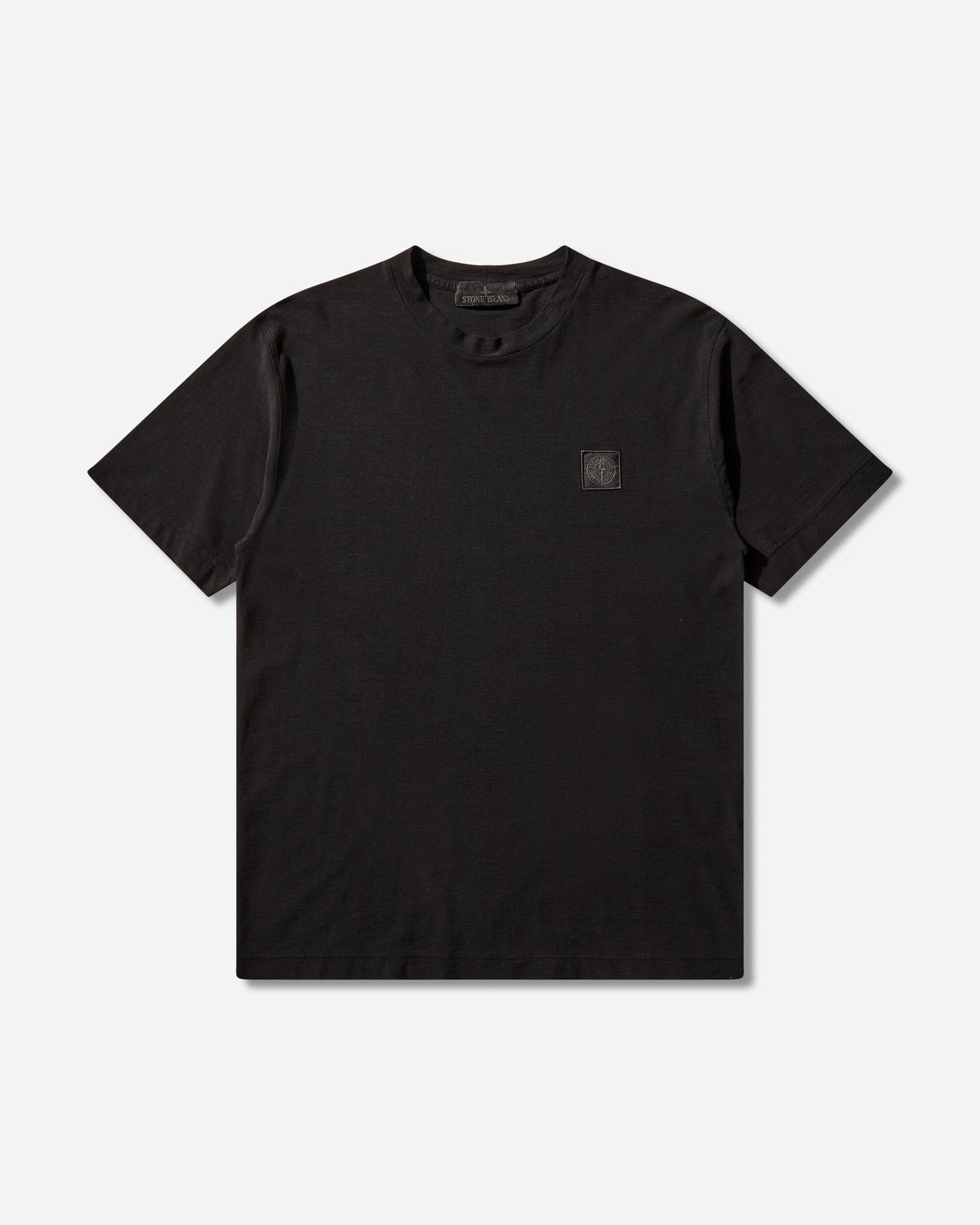 Men's Ghost Organic Cotton Jersey Crepe T-Shirt Black