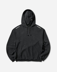 Lasered Masked Hoodie Washed Black