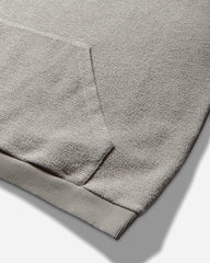 Lasered Masked Hoodie Light Grey