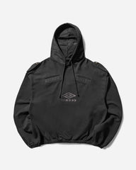 Medal Masked Hoodie Strong Wash Black