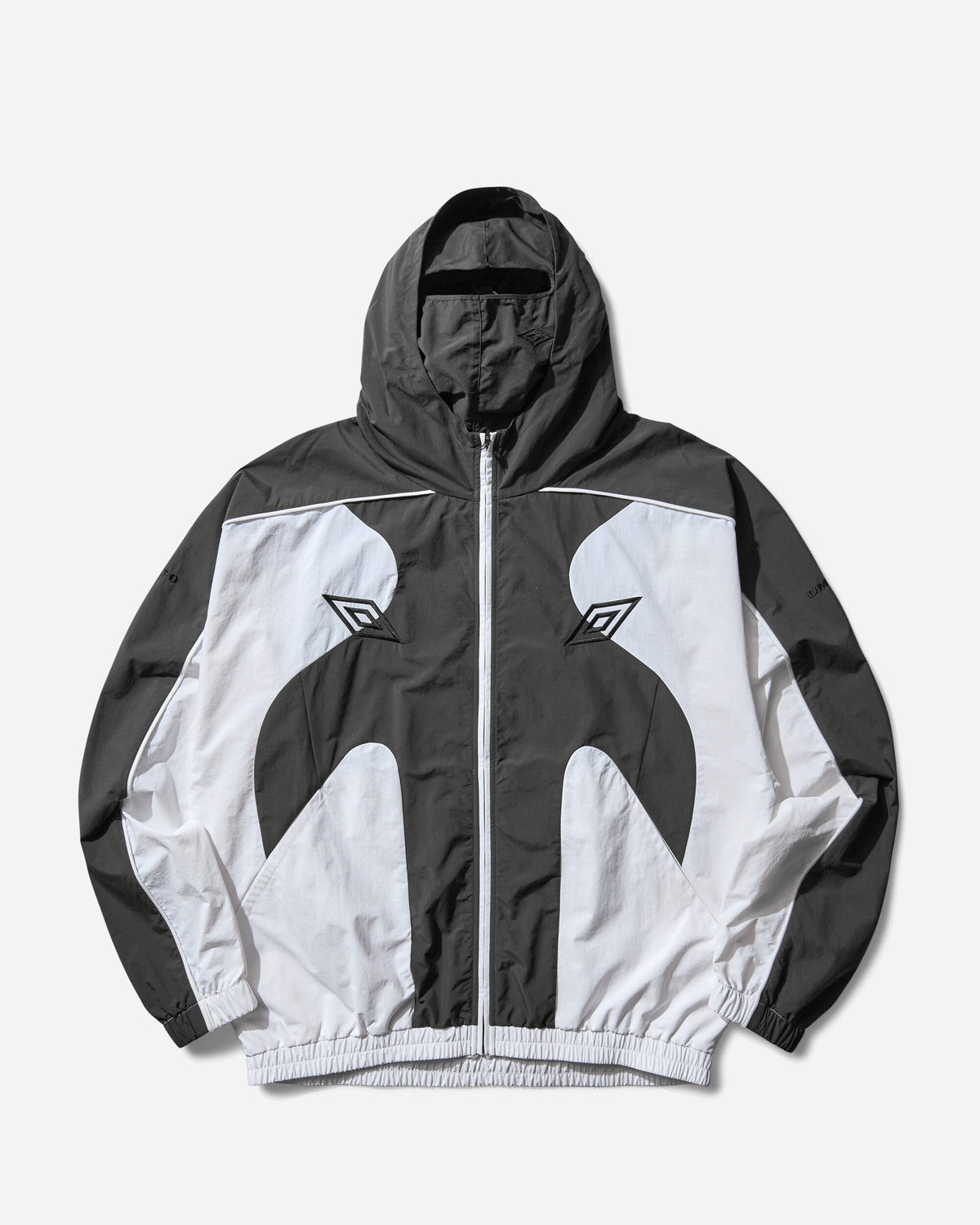 Masked Track Jacket White / Dark Olive