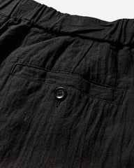 Men's Linen-Ramie Blend Cotton Easy Pants Black