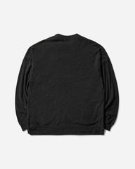 Men's Patches Crewneck Sweater Black