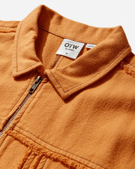 Men's Double Edge Shortsleeve Shirt Sunset Orange