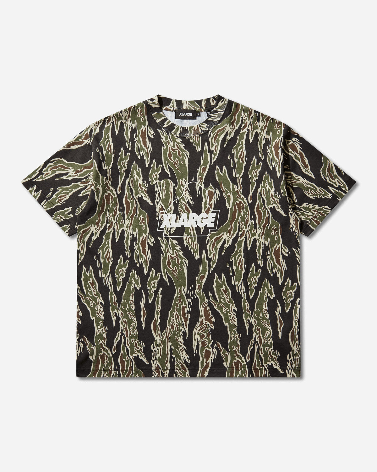 Men's Camo Urban Logo T-Shirt Olive