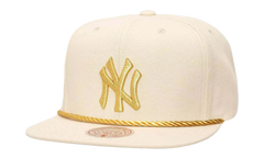 MLB Golden Ivory Snapback Cap "New York Yankees - Off White" HS9027 NYYOFWH