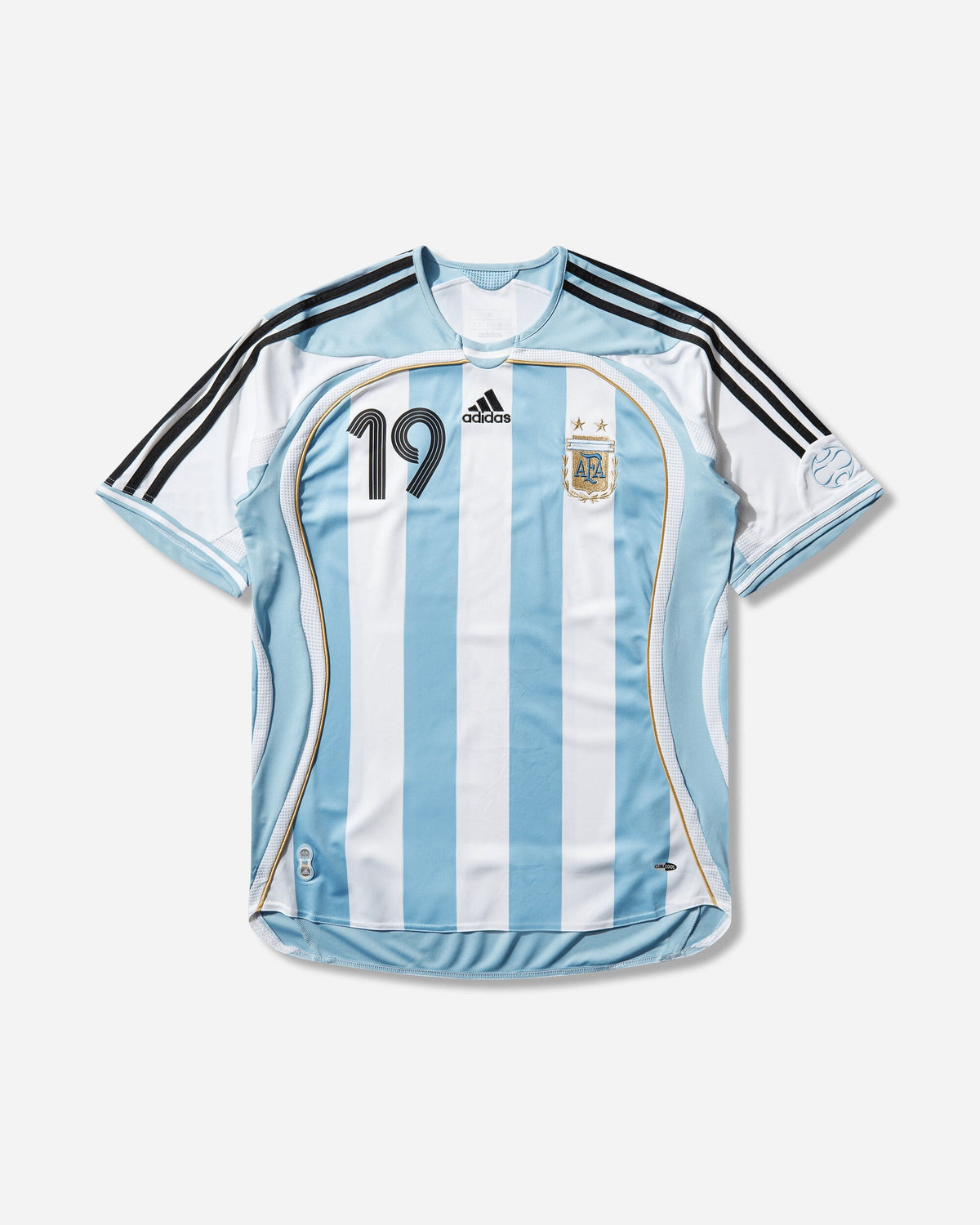 Men's Argentina Home Jersey 2006 Messi White