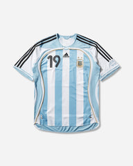 Men's Argentina Home Jersey 2006 Messi White