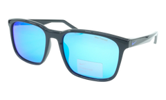 Rave Polarized Sunglasses "Black / Polar / Blue Mirror" FD1849 014