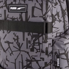 PUMA Deck Backpack - Black / Scratch Print AOP