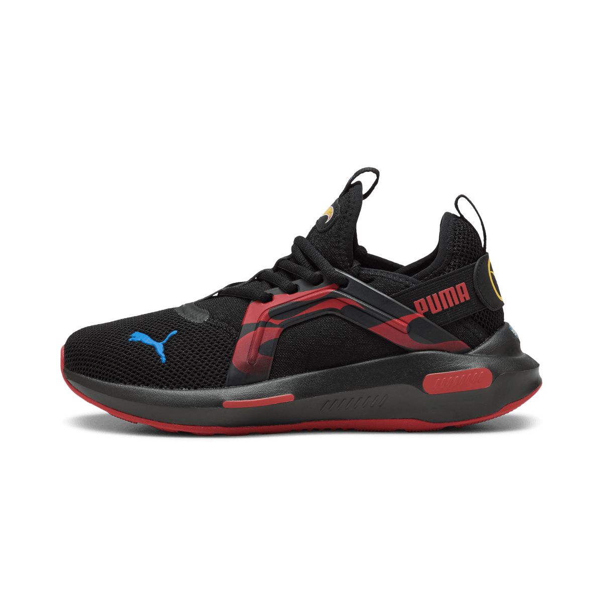 Puma Kids Softride Enzo 5 Hot Wheels - Black / Red