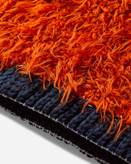 Men's Furry Knit Cardigan Orange