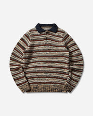 Men's Mix Knit Pullover Beige