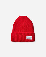 Knit Wool Beanie Red