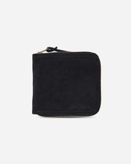 Leather Bi-Fold Wallet Black