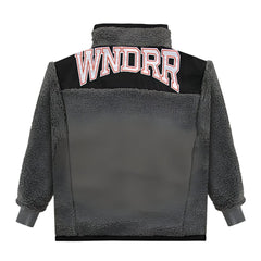 WNDRR Arc Sherpa Jacket - Charcoal / Black
